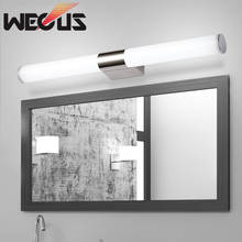minimalist led mirror light bathroom wall lamp bedroom makeup lighting 85-265V 2024 - buy cheap