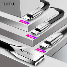 TOTU 3 in 1 USB Cable For iPhone Xs Max Xr X 8 7 Fast Charging Charger USB Type C Type-c Micro USB Cable For Mobile Phone Cable 2024 - buy cheap