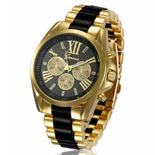 Clock Gold Fashion Men Watch Full Stainless Steel Quartz Watches Wrist Watch Wholesale Watch Men 2020 Halloween Gifts 2024 - buy cheap