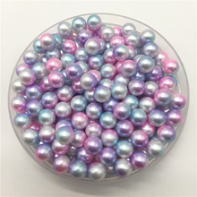 4 6 8 10mm No Hole Colorful Imitation Pearls Round Beads DIY Bracelet Earrings Charms Necklace Beads For Jewelry Making #UA28 2024 - buy cheap