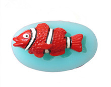 Fashion fish  Shape 3D Silicone Fondant Mold Cake Decorating Tools Cupcake Mold 2024 - buy cheap