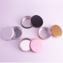 100ML Pink Aluminum Tin Jar Box With Screw Lid Tea Lip Balm Wax Face Cream Makeup Sample Jar Wedding Favors Candy Gift Box 2024 - buy cheap