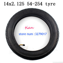 Free Shipping 14x2.125 bike folging electric scooter tyre 14 x 2.125 tyre for Gas Electric Scooters 14 inch E-bike wheel tire 2024 - buy cheap