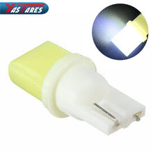 1pc Car led 12V T10 W5W COB 194 168 W5W 3W Ceramic Shell Car Auto Wedge Side Interior Trunk Read Lamp Bulb white car styling 2024 - buy cheap