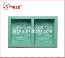 Wholesales 2Hole clouds soap mold Silicone Cake pan hansmade soap mold waves for free shipping 2024 - buy cheap