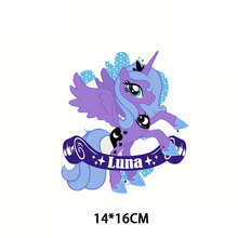 Cute Small Animal Cartoon Iron on Patches Unicorn Heat Transfer Stickers Badges Clothing Applications Clothes Decor DIY T-shirt 2024 - buy cheap