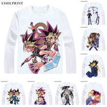 Camiseta de Mutou Yuugi Muto Yugi, polera informal Vintage de manga larga, de Duel Monsters Yuu Gi yu-gi-oh, King of Games 2024 - compra barato