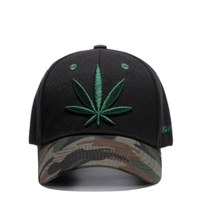 2017 New Fashion Embroidery Maple Leaf Cap Weed Snapback Hats For Men Women Cotton Swag Hip Hop Fitted Baseball Caps 2024 - buy cheap