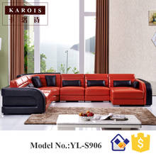 China quality supplier big lots furniture leather corner sofa S906,leather couch 2024 - buy cheap
