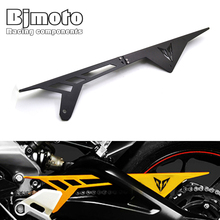 Bjmoto-capa de corrente de alumínio para motocicleta mt09, fz09, cnc, proteção para yamaha de convés, mt/fz, 09, 2014-2018, xsr900, 16-20 2024 - compre barato