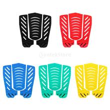 1 set of 3pcs Anti-Slip Surfboard Traction Tail Pads Surf Deck Grips Surfing Accessory Surfboard Traction Pad 2024 - buy cheap