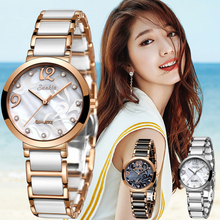 Sunkta Women Watches Top Brand Luxury Ceramic Waterproof Watch Women Casual Fashion Diamond Clock Quartz Ladie Watch Reloj Mujer 2024 - buy cheap