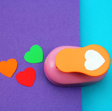 2-2.5CM  wave heart shape EVA foam punch paper punches for greeting card handmade ,Scrapbook  puncher free shipping 2024 - buy cheap