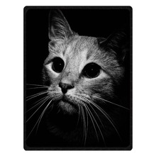 Black Cat Coral Fleece Sofa Throw Blanket Winter Bed Sheet Bedspread Customized Kids Manta Drop Ship Home Textile 2024 - buy cheap