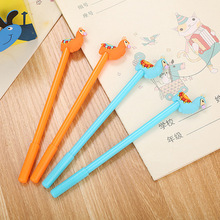 1pcs Alpaca Gel Pens Cute Pens 0.5mm Novelty Cartoon Gel Pen Cute Stationary New Student Kawaii Pen Kawaii School Supplies 2024 - buy cheap