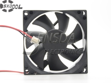 SXDOOL 8cm 80mm cooling fan 8025 80*80*25 80X80X25 mm Sleeve DC 24V 0.15A case cooling fan 2-wire 2pin quiet low noise 2024 - buy cheap