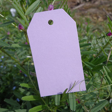 50pcs Light Purple DIY Paper Gift Tag Party Wedding Message Gift Hang Tag Christmas Craft Cards Label Hemp String Included 2024 - buy cheap