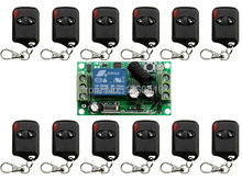 Interruptor de controle remoto sem fio rf 12v, alta qualidade, 10a, 1ch, 315mhz/433mhz, telescópico, olhos de gato, transmissor + 1 * receptor