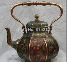 Bi001316, 11 дюймов, маркированный дворец китайской династии, портативный винный чайник, Флагон 2024 - купить недорого