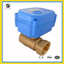 CWX-15 1/2''3/4'' 1/4'' 3/8'' brass motorized ball valve DC24v electric water control valve three wires CR02 DN15 DC12v DC9-24v 2024 - buy cheap