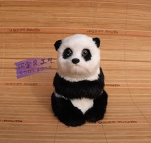 small cute simulation sitting panda toy polyethylene&fur white&black panda doll gift about 10x8x11cm 2458 2024 - buy cheap