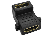 50pcs/lot HDMI Female to HDMI Female Angle of 90 degrees wall Adapter connecter 2024 - buy cheap