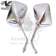 2016 new Custom Bike Mirror Motorcycle Accessories Chrome Rearview Side Mirrors for Honda Kawasaki Suzuki ktm moto sliver parts 2024 - buy cheap