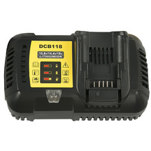 Cargador de batería de iones de litio de alta calidad, 4.5A, para Dewalt, 10,8 V, 12V, 14,4 V, 18V, 20V, DCB118, DCB101, enchufe de la UE 2024 - compra barato