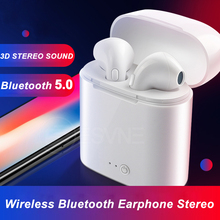 SUPMANGO i7s TWS беспроводные Bluetooth наушники в ухо стерео наушники с зарядным устройством микрофон для всех смартфонов 2024 - купить недорого