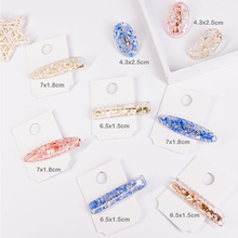 New Fashion 1Pcs Various Shapes Vintage Geometric Oval Hairpins Hair Accessories for Women Chic Hairgrip Barrettes 2024 - buy cheap