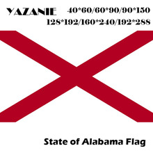 YAZANIE 60*90cm/120*180cm/160*240cm/192*288cm American State of Alabama Banner Flag USA US United State All World Custom Flag 2024 - buy cheap