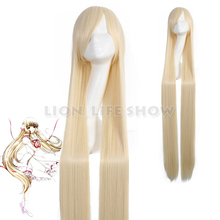 Eruda Chobits Victorique Tangled Long Straight Blonde Beige Cosplay Full Wig 2024 - buy cheap