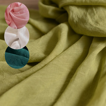 Летняя однотонная шелковая ткань Moron, одежда хань, шарф для одежды, длинная юбка, шторы, тонкая ткань для творчества 2024 - купить недорого