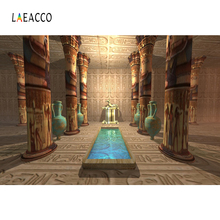 Винтажные фоны для фотосъемки Laeacco, Египетский дворец, старинный столб, коридор, интерьер, фоны для фотографий, фоны для фотостудии 2024 - купить недорого
