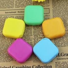 1pc Porfessional Mini Mirror Contact Lens Travel Kit Easy Carry Case Storage Holder Container Box Random Color 2024 - buy cheap