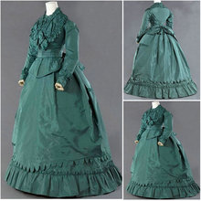 2017 new Red Customer made Victorian Dresses Scarlett Civil War Southern Belle dress Cosplay Halloween dresses US4-36 C-988 2024 - buy cheap