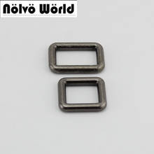 50pcs 10pcs 25mm 20mm OLD silver round edge alloy buckle bags metal accessories square buckles non welded buckle making 2024 - buy cheap