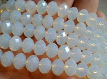 Caliente nueva moda encantadora y 210 piezas 5X8mm blanco Sri Lanka piedra Abacus cuentas sueltas de Q0739 2024 - compra barato