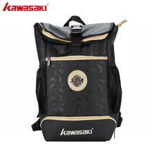 Kawasaki-bolsa de viaje de gran capacidad, bolsa deportiva para 2 raquetas de bádminton con dos hombros, KBB-8201 de la serie King 2024 - compra barato