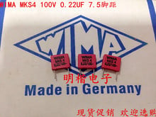 2020 hot sale 10pcs/20pcs Germany WIMA MKS4 100V 0.22UF 100V 224 220n P: 7.5mm Audio capacitor free shipping 2024 - buy cheap