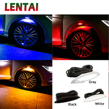 LENTAI 1Set Car LED Wheel lights atmosphere lamp bulb For Seat Leon Ford Focus 2 3 Fiesta Kuga Ranger Ecosport Chevrolet Cruze 2024 - buy cheap