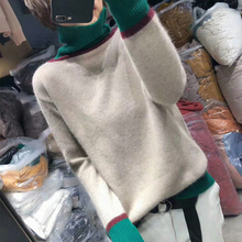Autumn and Winter High Collar Cashmere Sweater Women's Clothes Thickened Loose Pullover 2020 New Fashion Knitted Wool 2024 - buy cheap