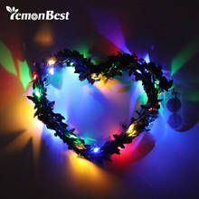 2M 20-LEDs Waterproof Leaf Garland Battery Operate Copper LED Fairy String Lights for Christmas Wedding Decoration Party Event 2024 - buy cheap