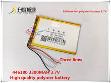 3.7V 3300mAH 446180  polymer lithium ion / Li-ion battery  for CELLPHONE tablet pc GPS mp4 POWER BANK 2024 - buy cheap