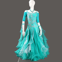 Personalizar Novos vestidos de baile de valsa dança de salão padrão vestido ballroom dance competition vestidos custom made MD1122 2024 - compre barato