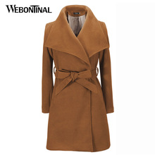 Autumn Winter Women Wool Coat Fashion Long Woolen Coat For Women Female Coat Jacket Long Woolen Coat Single Breasted 2024 - buy cheap