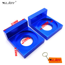 XLJOY Azul Blocos de 15mm CNC Cadeia Adjuster Eixo Tensor Para O Chinês Pit Dirt Bike Mini Bicicleta Motocross Motos Motoparts 2024 - compre barato