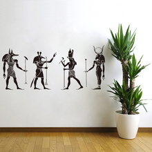 POOMOO Wall Sticker, Wall Room Decor Art Vinyl Sticker Mural Decal Egyptian Gods Big Large 56x130cm 2024 - buy cheap