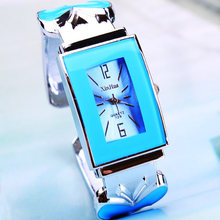 Brand Women Watch Luxury Simple Small Square Rectangle Bling Fashion Ladies Clock Stainless Steel Bracelet Quartz Bangle Watches 2024 - buy cheap