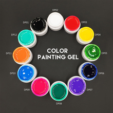 1pcs Nail Art Tips DIY Design Manicure 36 Color Soak Off UV LED Gel Paint Color Ink UV Gel Varnish Nail Gel Polish Lacquer Gel 2024 - buy cheap